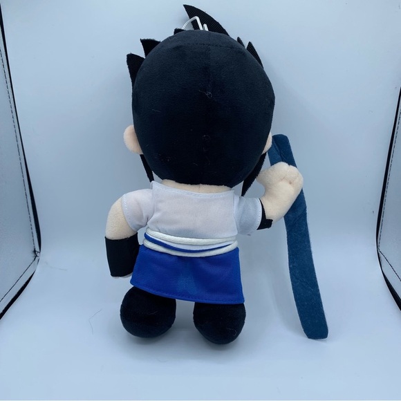Anime NARUTO Uchiha Sasuke Cartoon 10" Plush Figure 2012 Banpresto Collectable - Picture 3 of 6